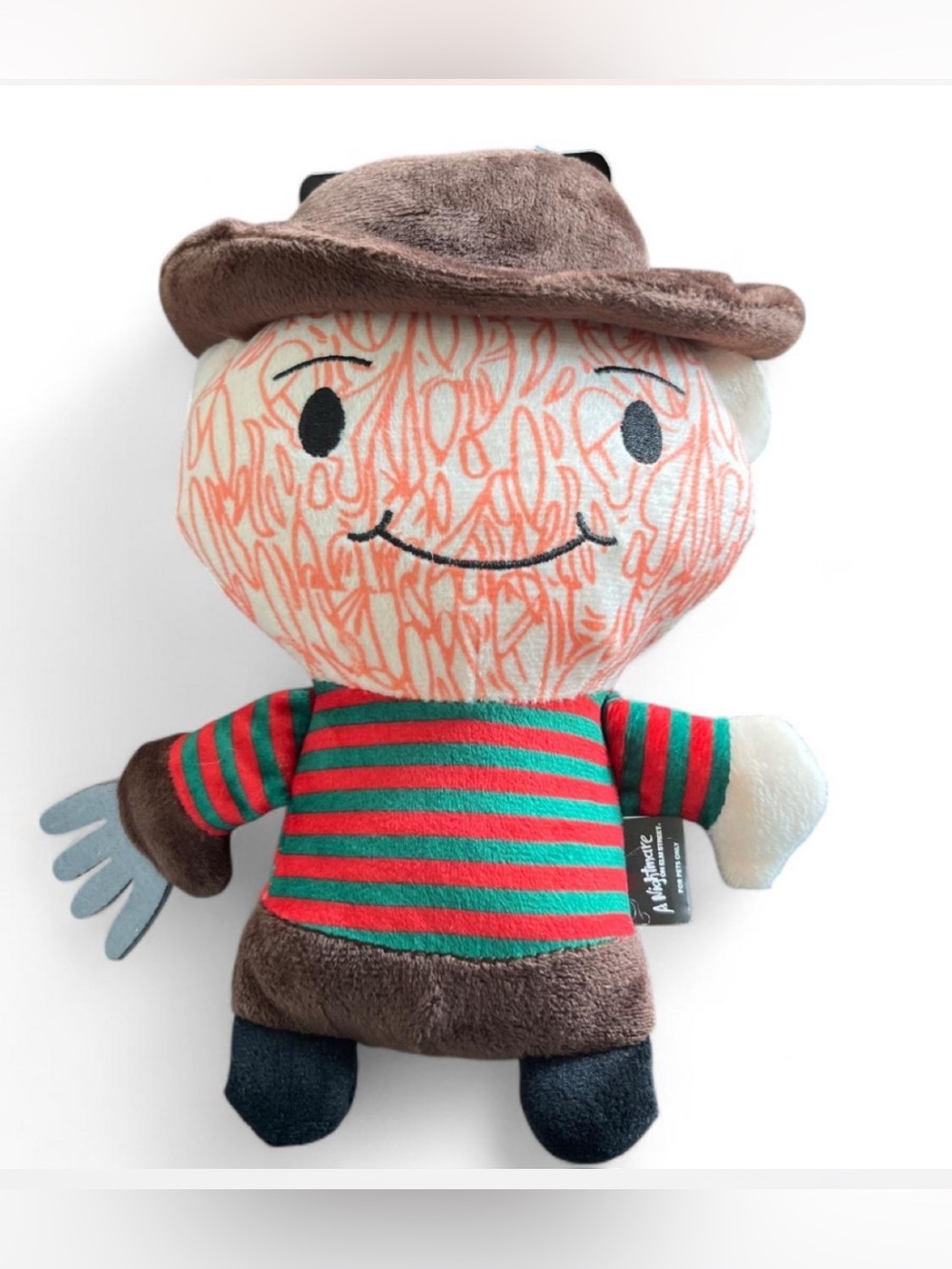 Freddy Krueger A Nightmare on Elm Street Plush Doll Horror Movie DogToy w/ Tag